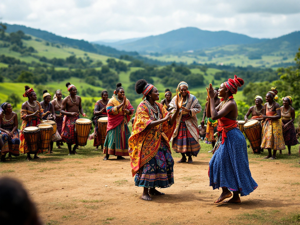 Traditional Rwandan Intore dance performance